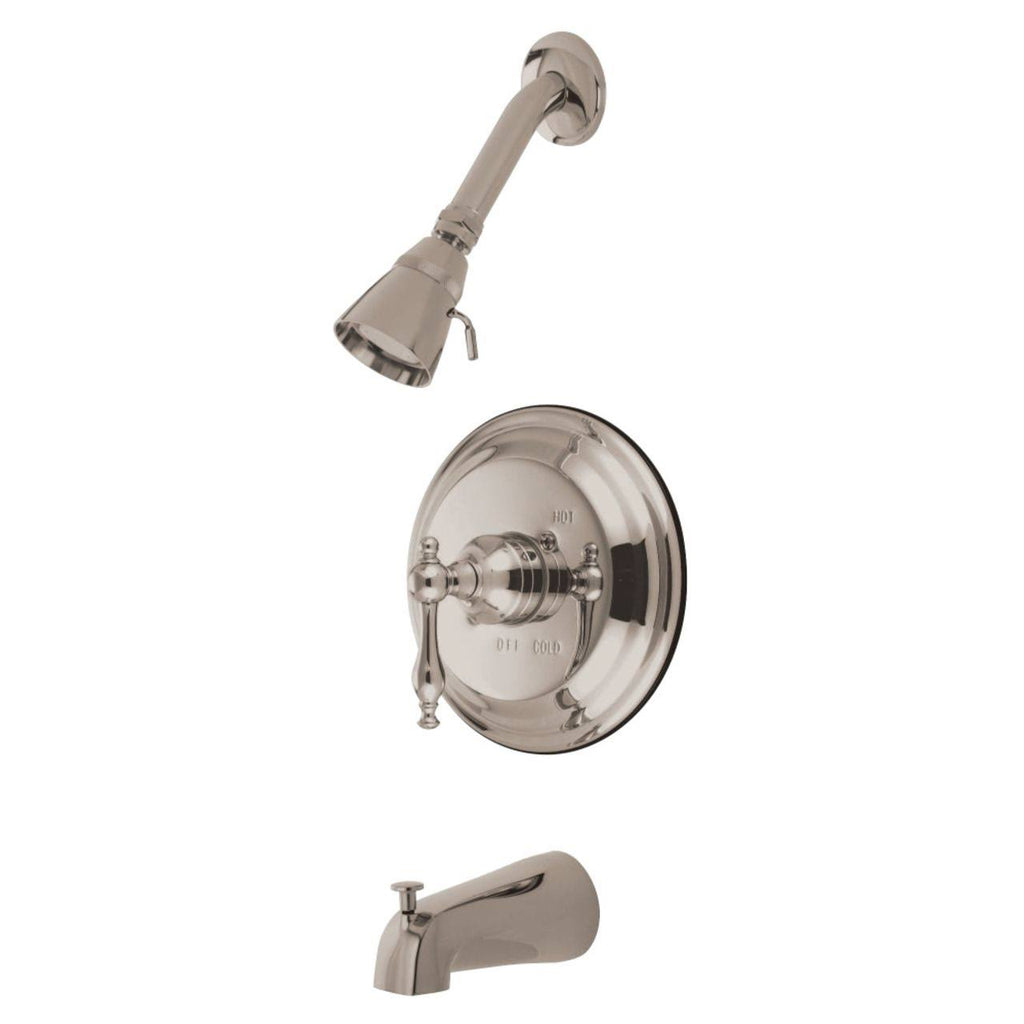 Brushed Nickel Tub and Shower Faucet L616931