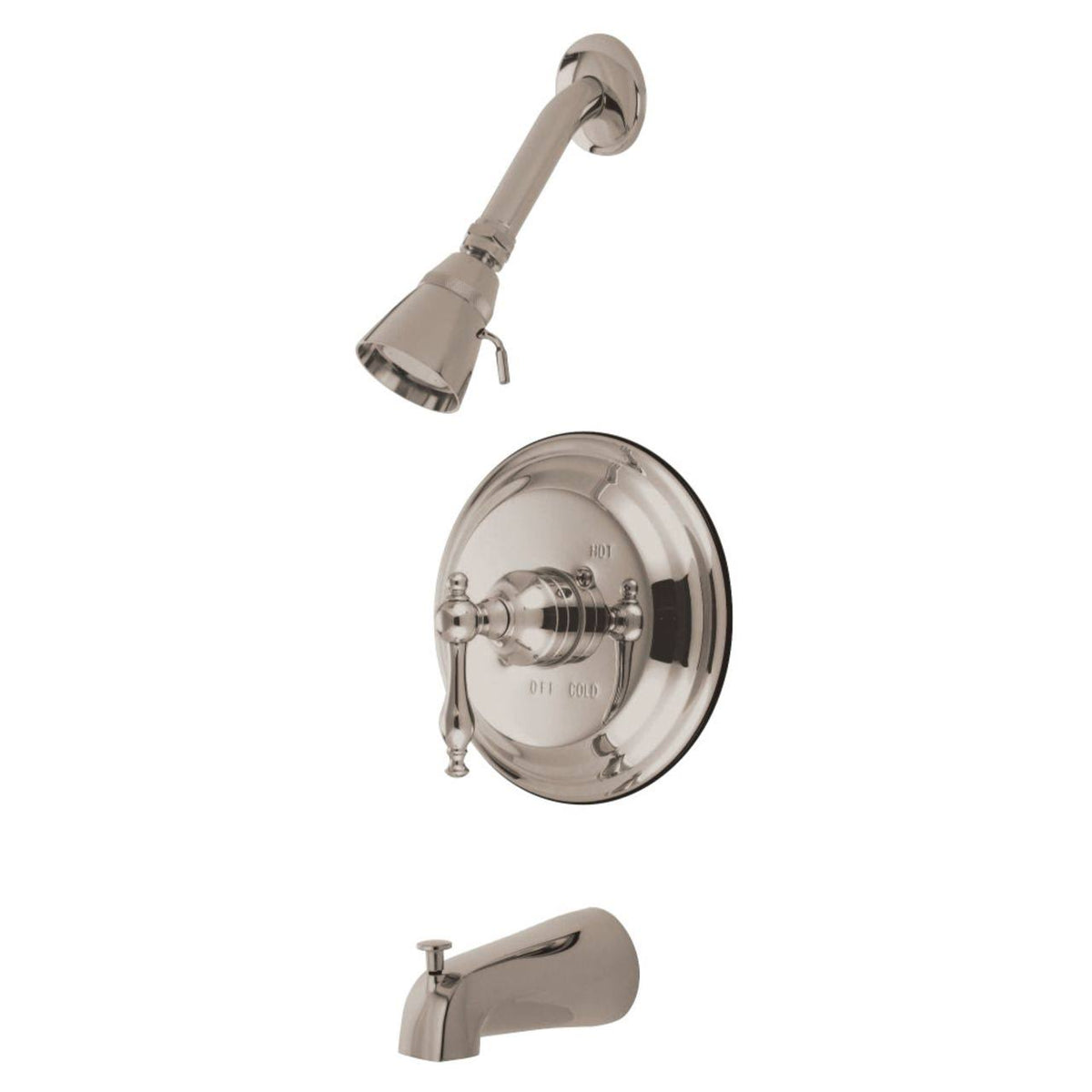 Brushed Nickel Tub and Shower Faucet L616931