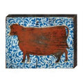 Cow Art on Board Wall Decor N176