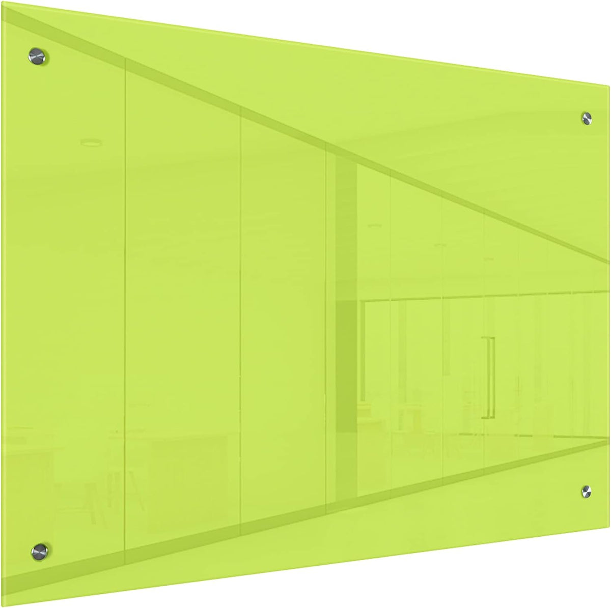 Magnetic Glass Dry Erase Board Set with Magnets, Marker and Eraser Q43988