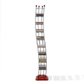 Black Steel CD Tower with Cherry Wood Base U5319