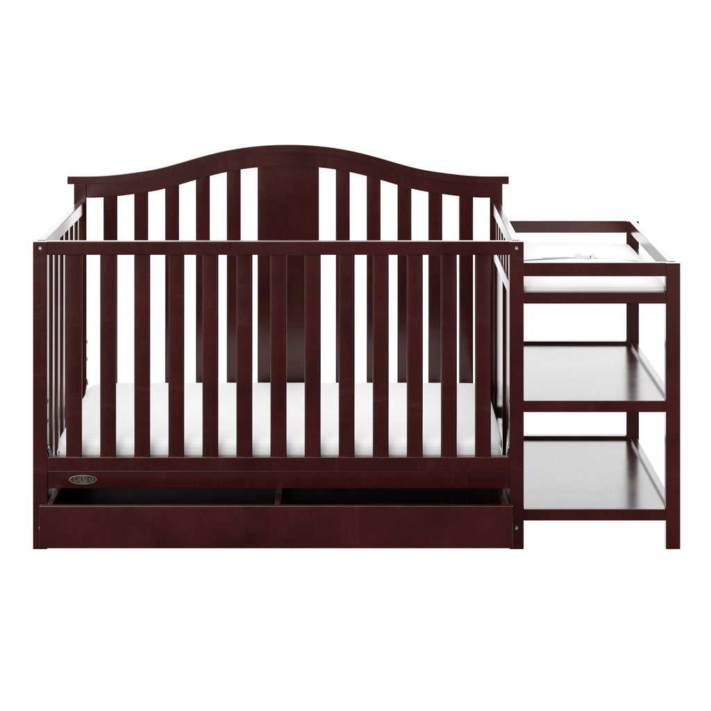 4-in-1 Convertible Crib and Changer with Drawer W110404