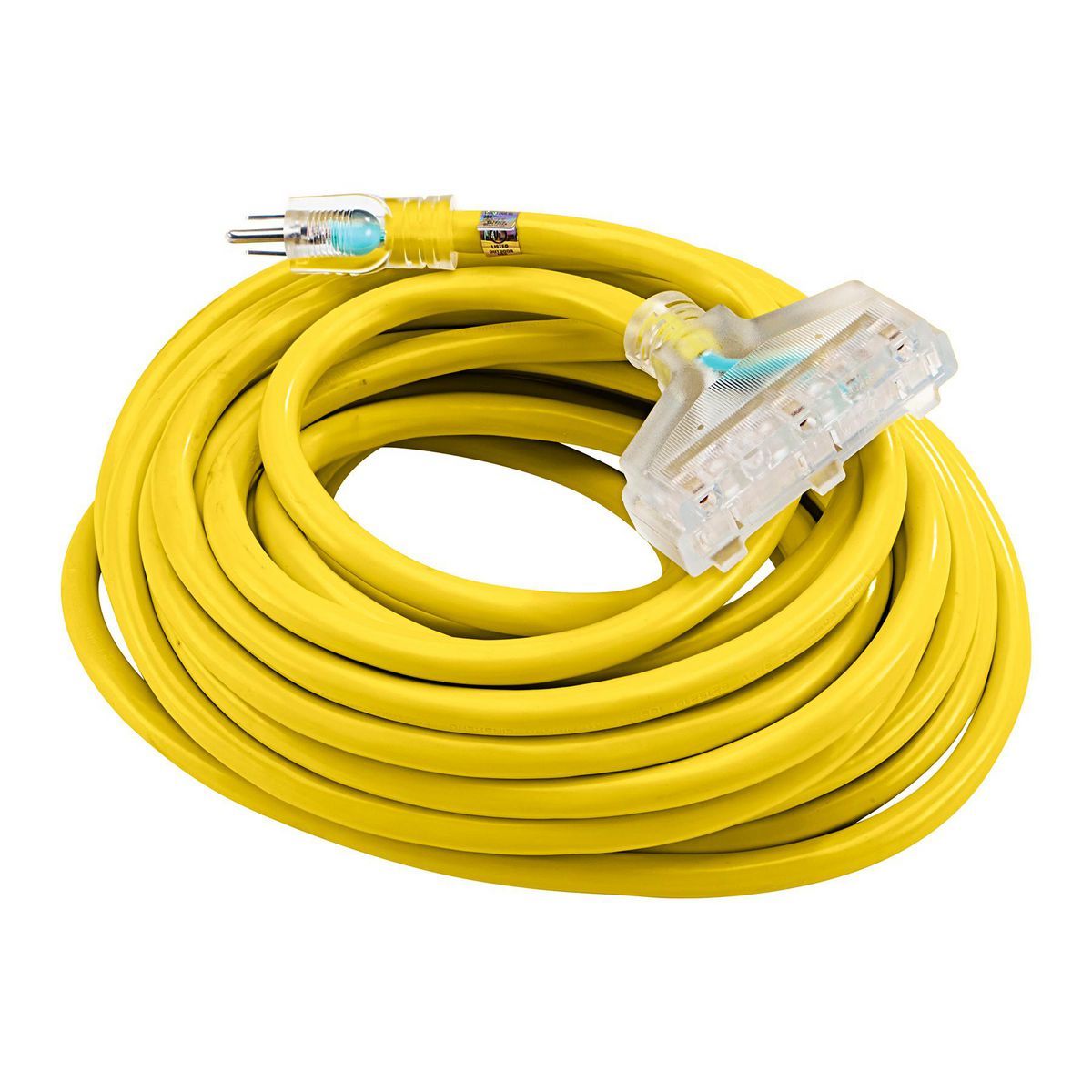 50 ft. 10/3 Gauge Triple-Tap Extension Cord R7685