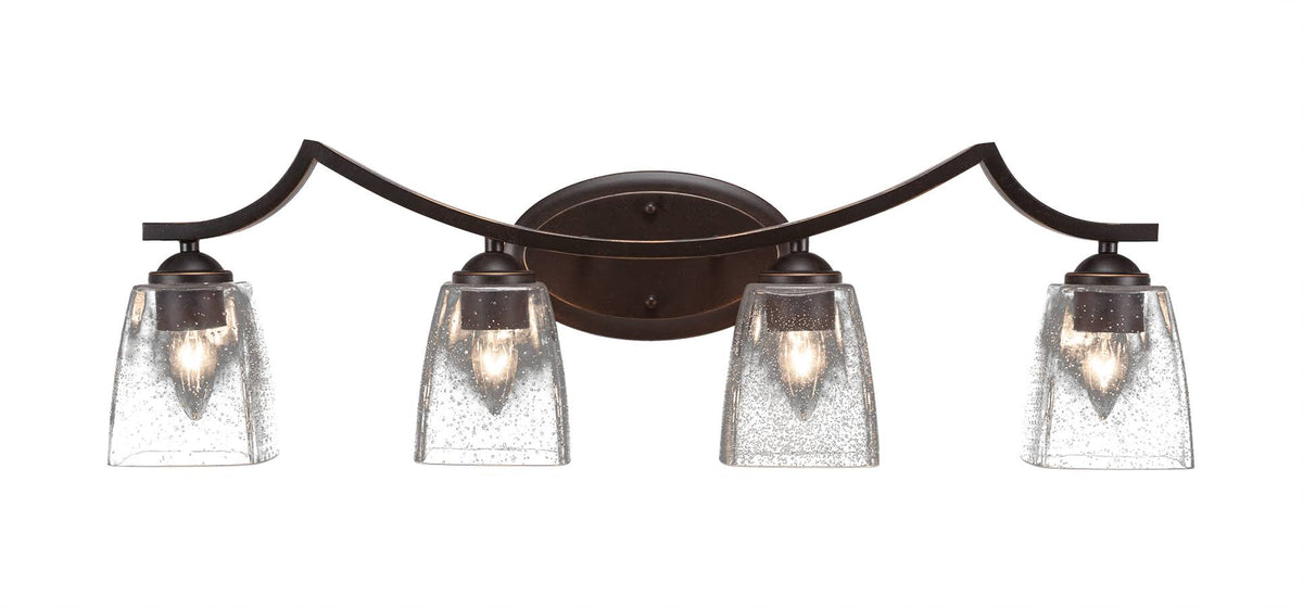 Four Light Bath Bar Dark Granite A7654