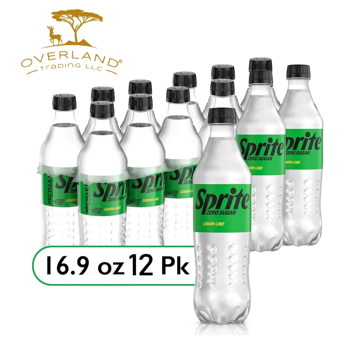 12 Pack 16.9 fl oz Lemon Lime Soda Pop S5815