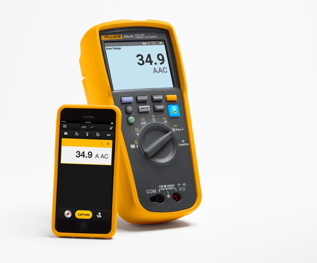 Wireless TRMS Thermal Multimeter with Built-in Thermal Imager B62244