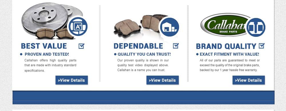 6 Lug Rotors + Metallic Brake Pads P154124