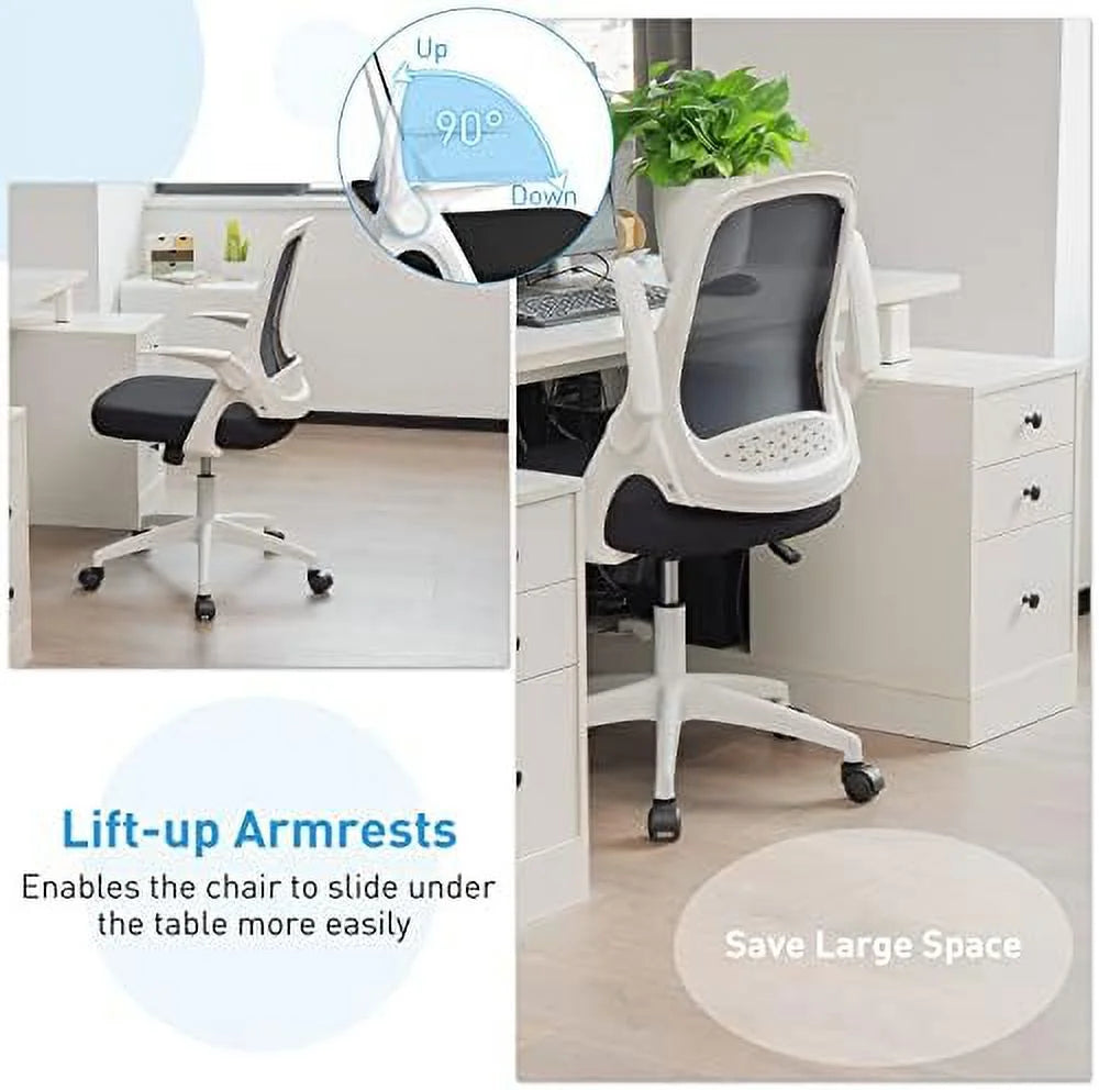 Black Mesh Ergonomic Office Chair with Lumbar Support K847