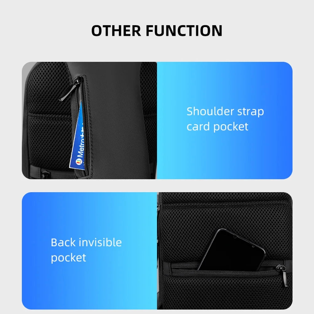 TSA Lock Crossbody Chest Shoulder Bag B897