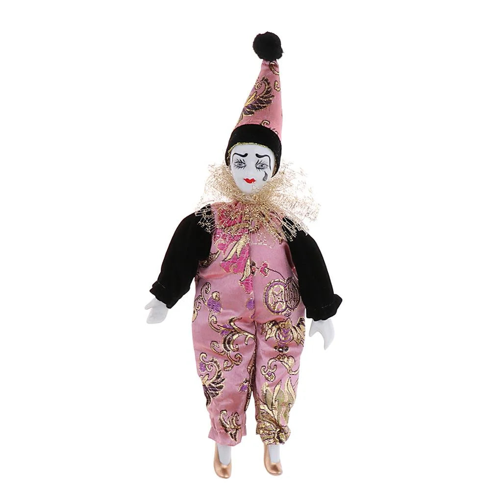 9 Inch Porcelain Doll Pink E132