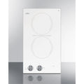 12" Wide 115V 2-Burner Radiant Cooktop E11294