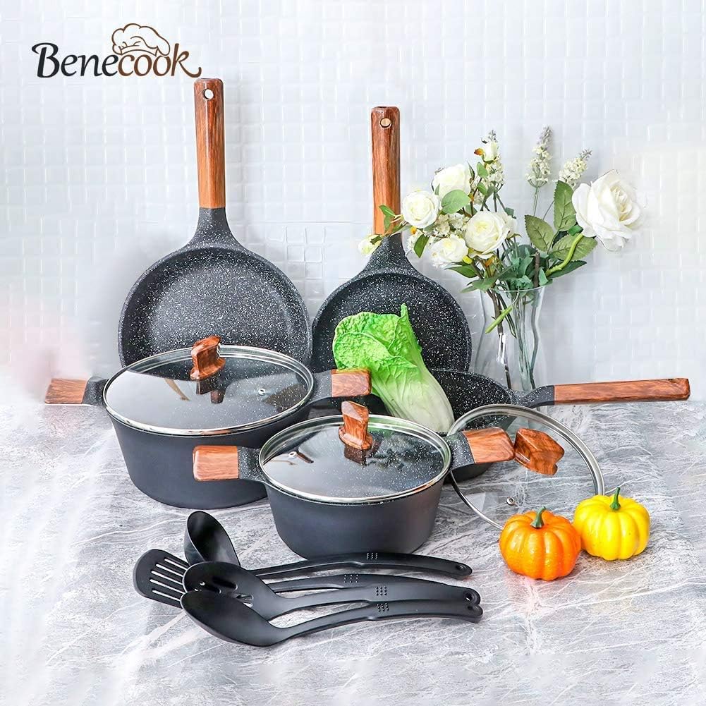 12 Piece Nonstick Die-cast Aluminum Cookware Set E31177