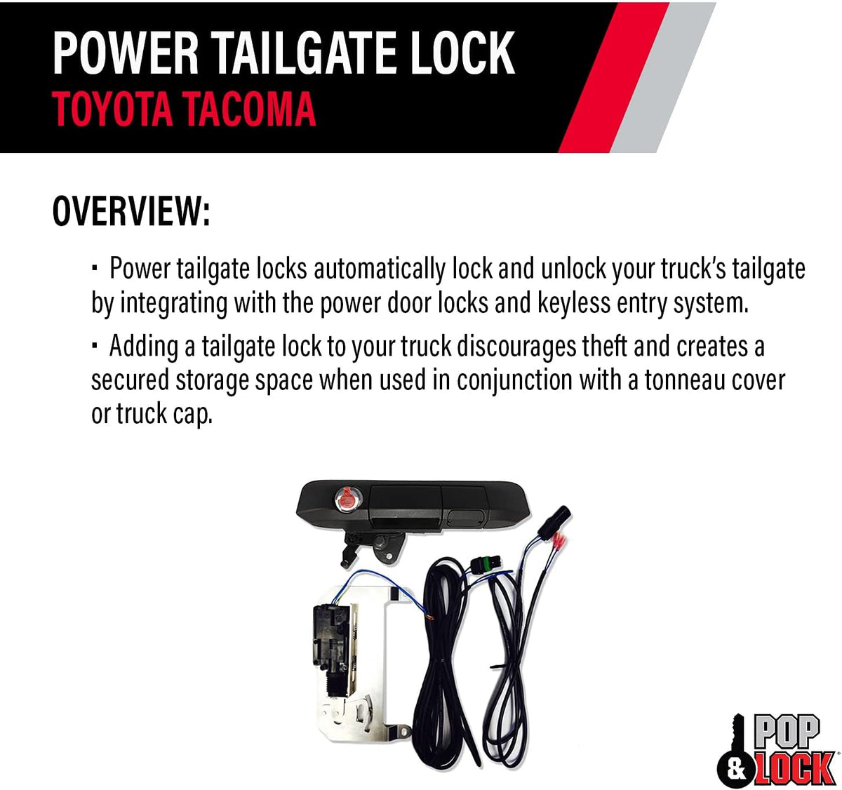Black Power Tailgate Lock M566603