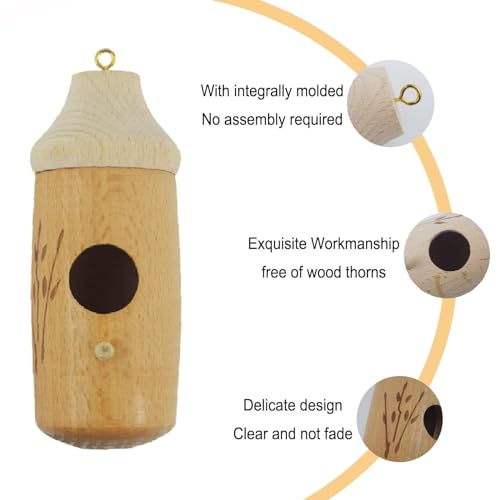 Wooden Hummingbird House G11986