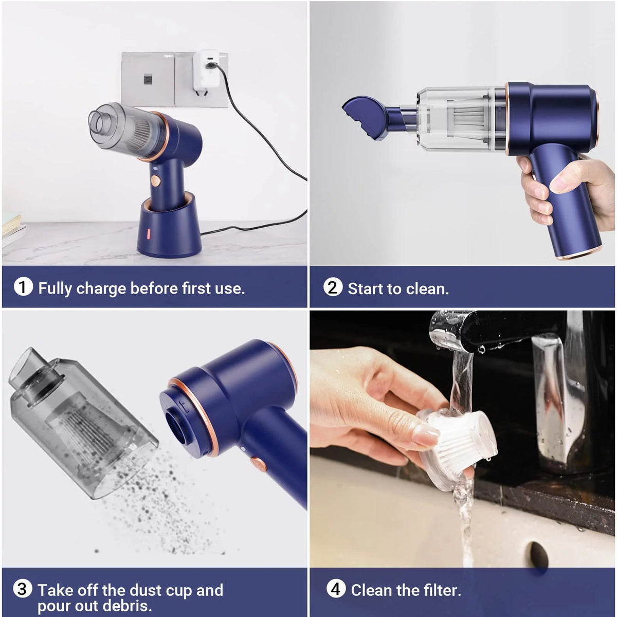 Cordless Handheld Vacuum Cleaner O453