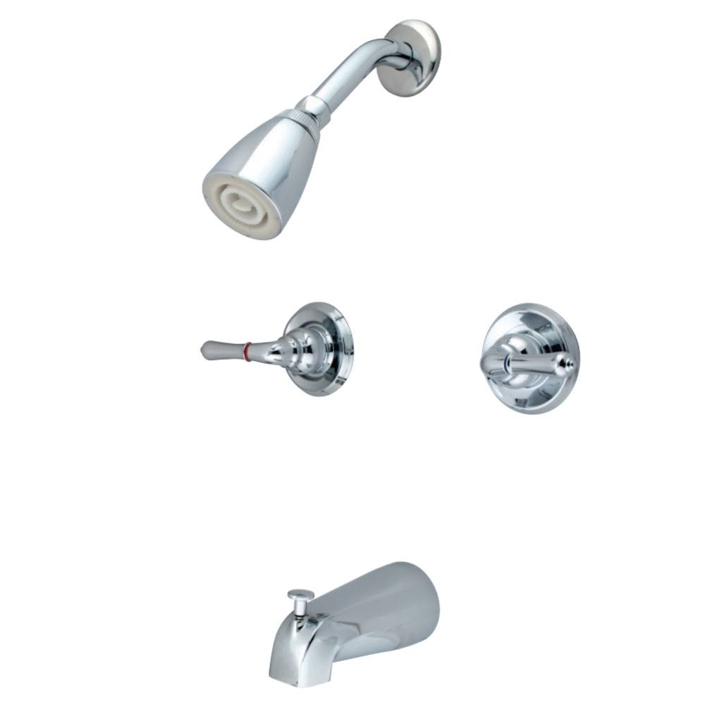 Polished Chrome Tub and Shower Faucet F721