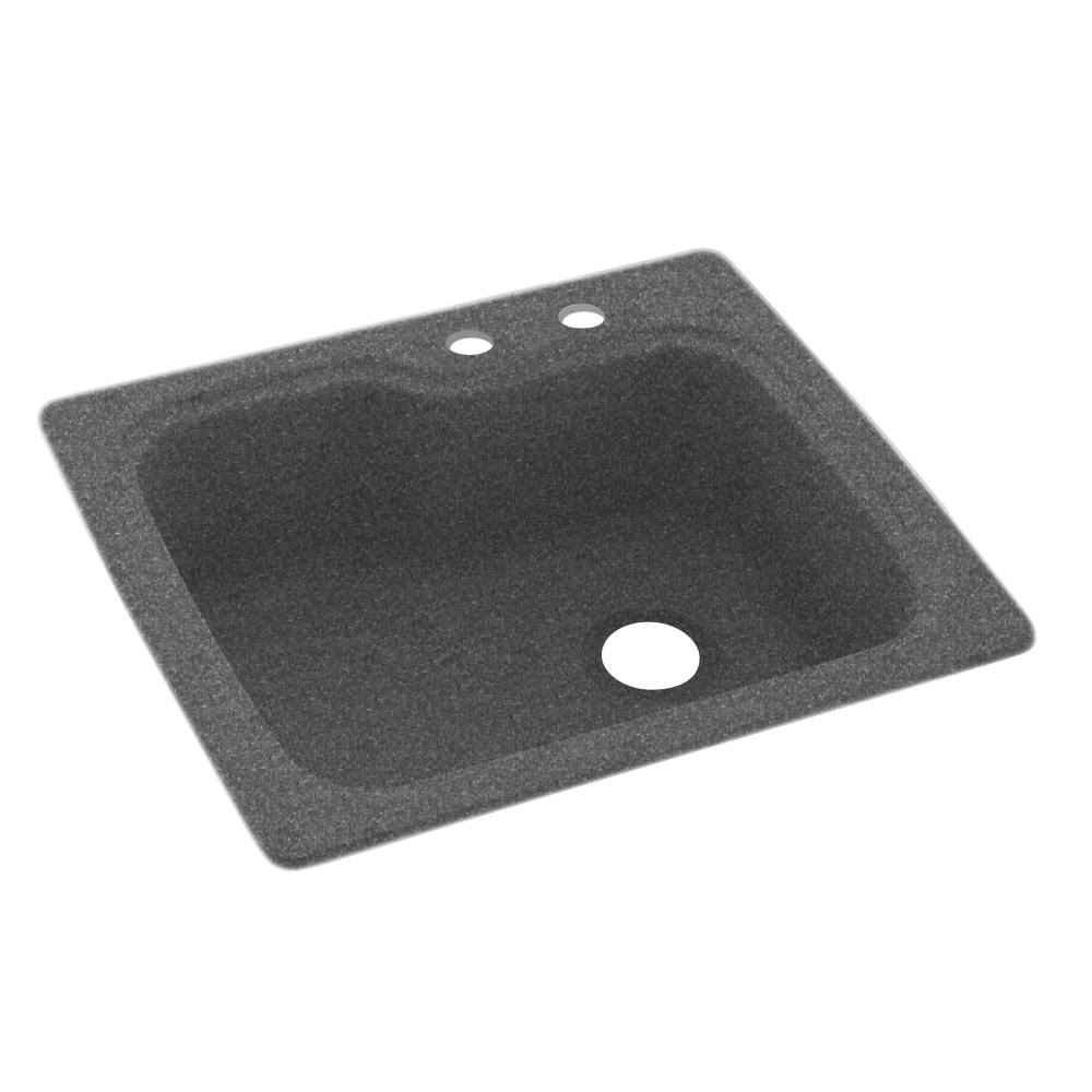 2-Hole Solid Surface Kitchen Sink A99415