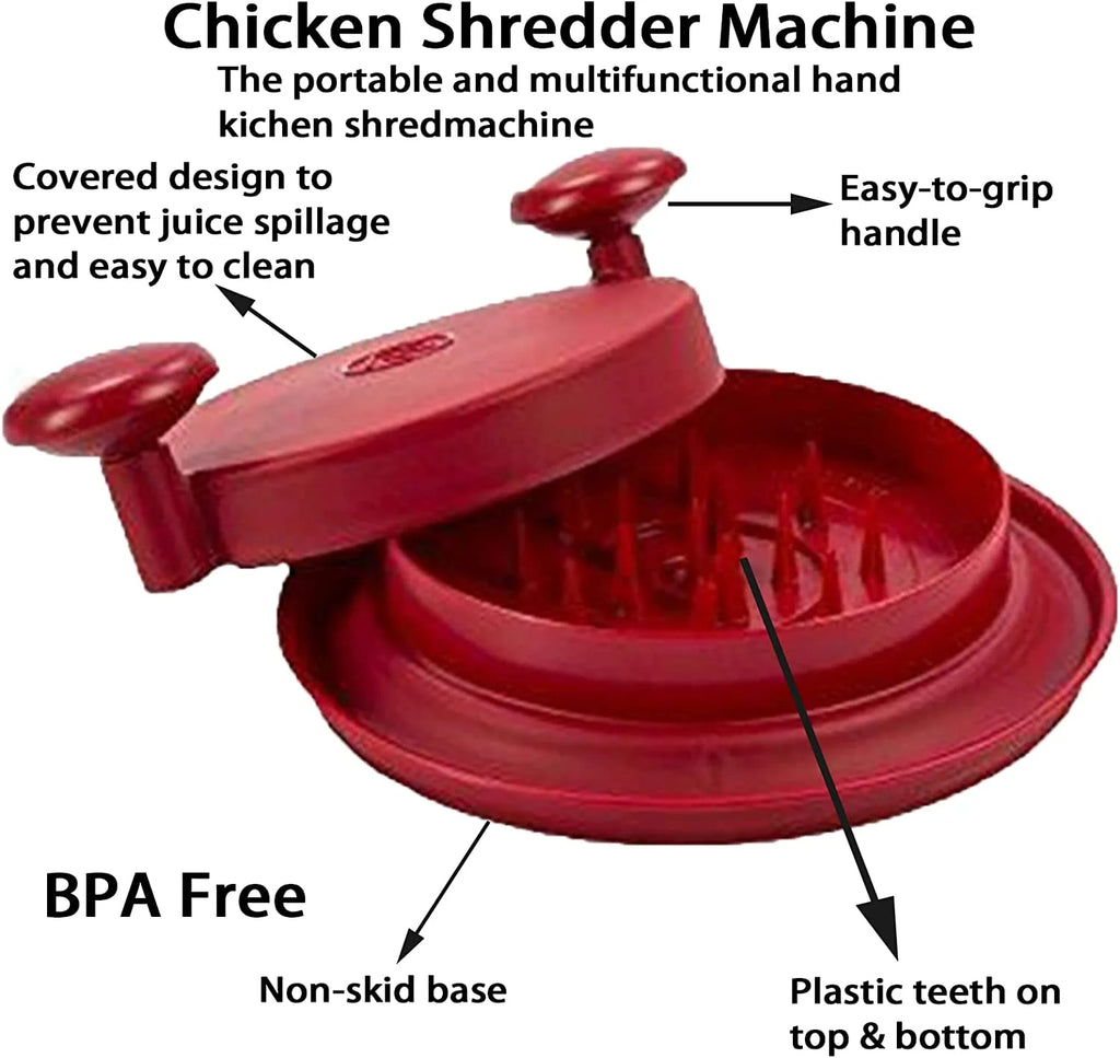 Chicken Shredder Tool with Handles and Non-Skid Base V93120
