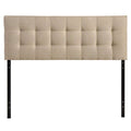 Beige Queen Tufted Panel Headboard O151677