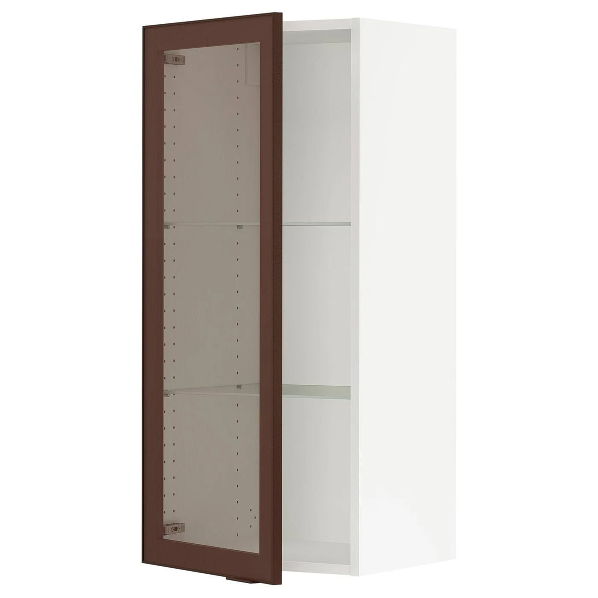 White Glass Wall Cabinet 18x15x40 G440