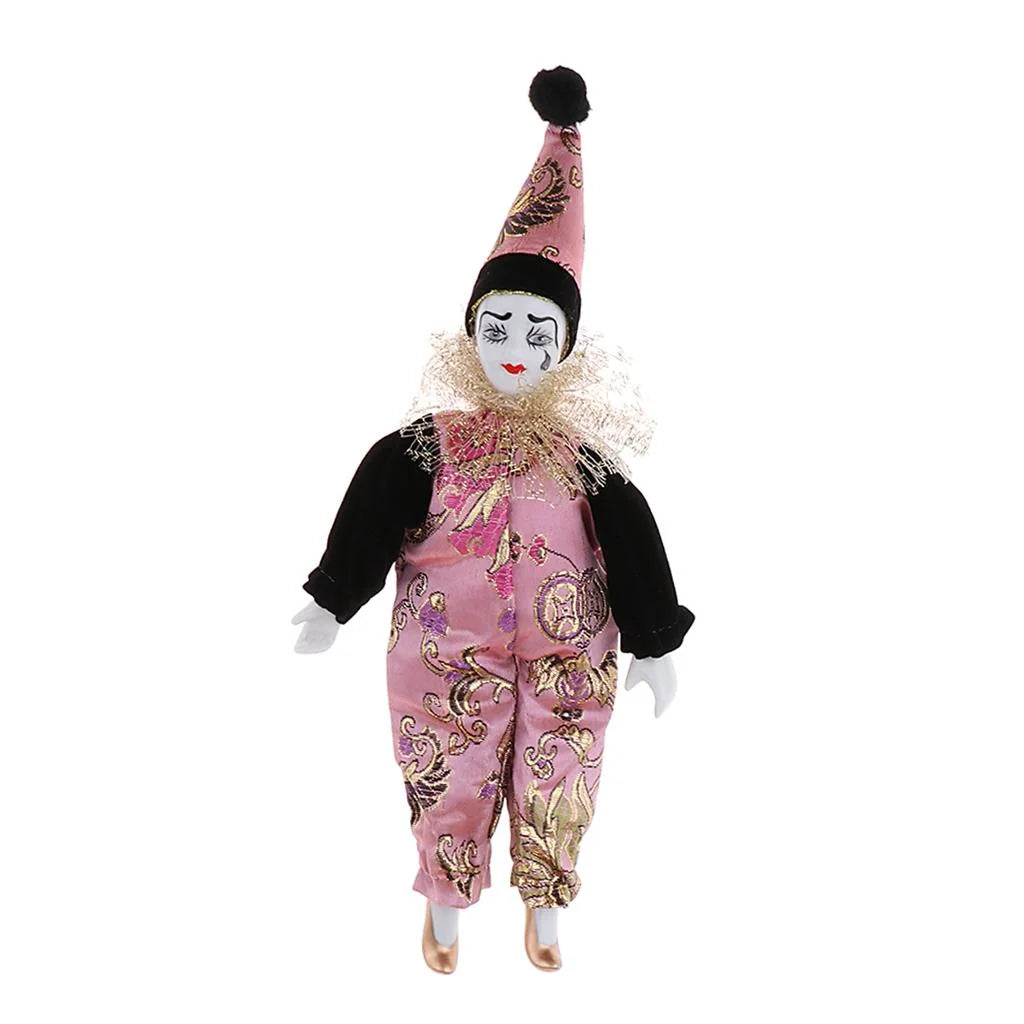 9 Inch Porcelain Doll Pink E132