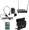 VHF Wireless Unipak System with Headworn Microphone Q414