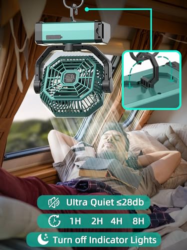 Portable Rechargeable 9-Inch Camping Fan G39542