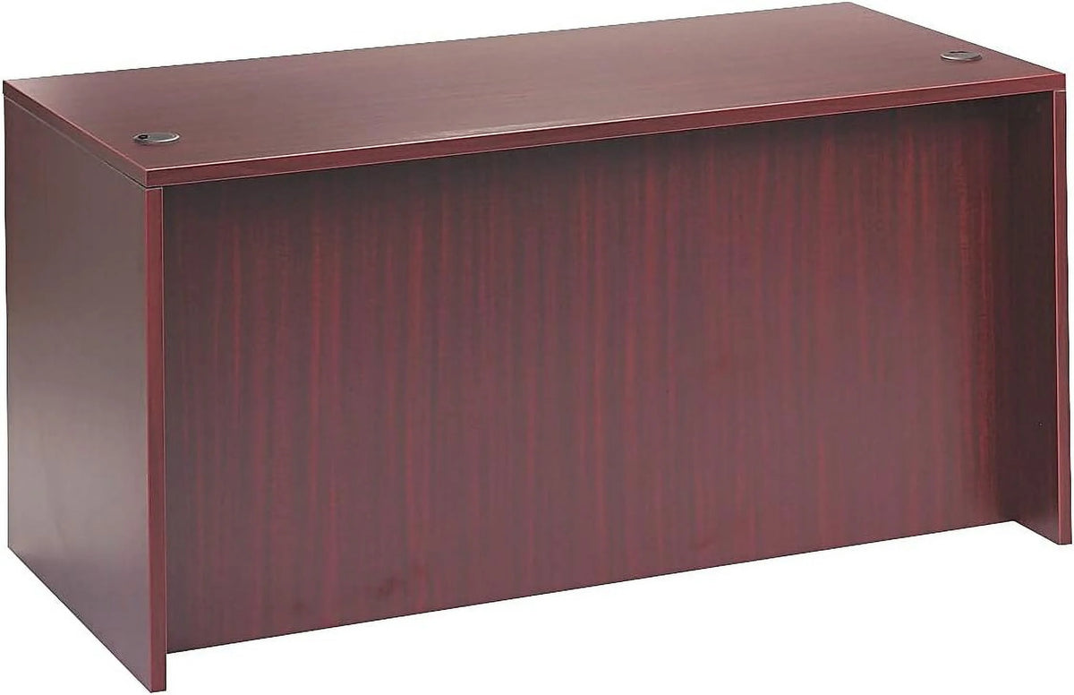 Mahogany Straight Desk Shell N43900