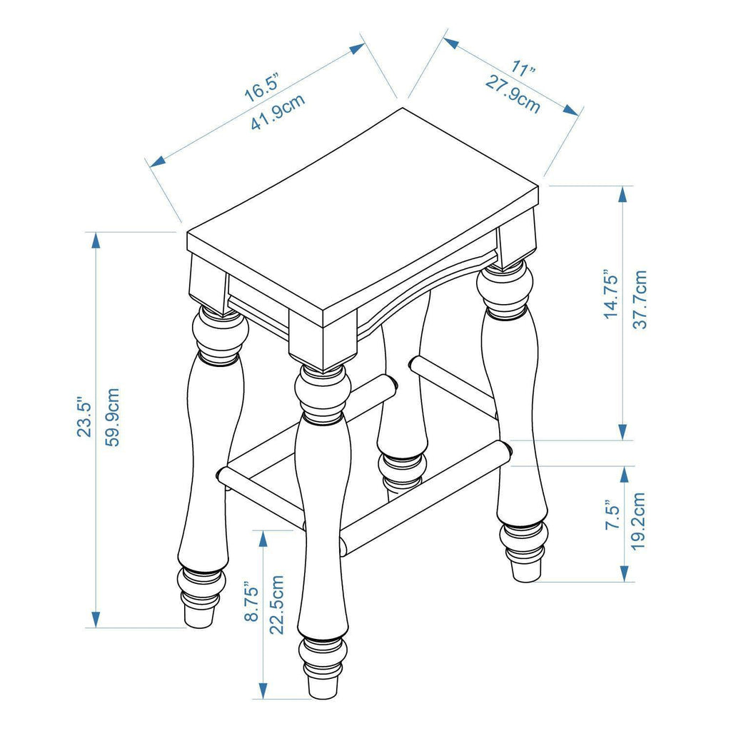 Set of 2 White Counter Height Barstools M123777