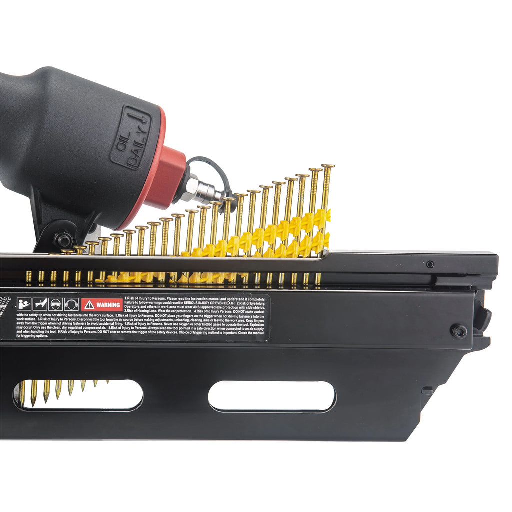 Pneumatic 21 Degree Framing Nailer with Nails W666