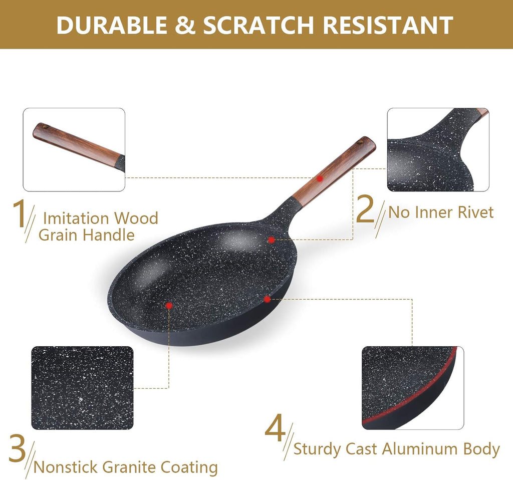 12 Piece Nonstick Die-cast Aluminum Cookware Set E31177