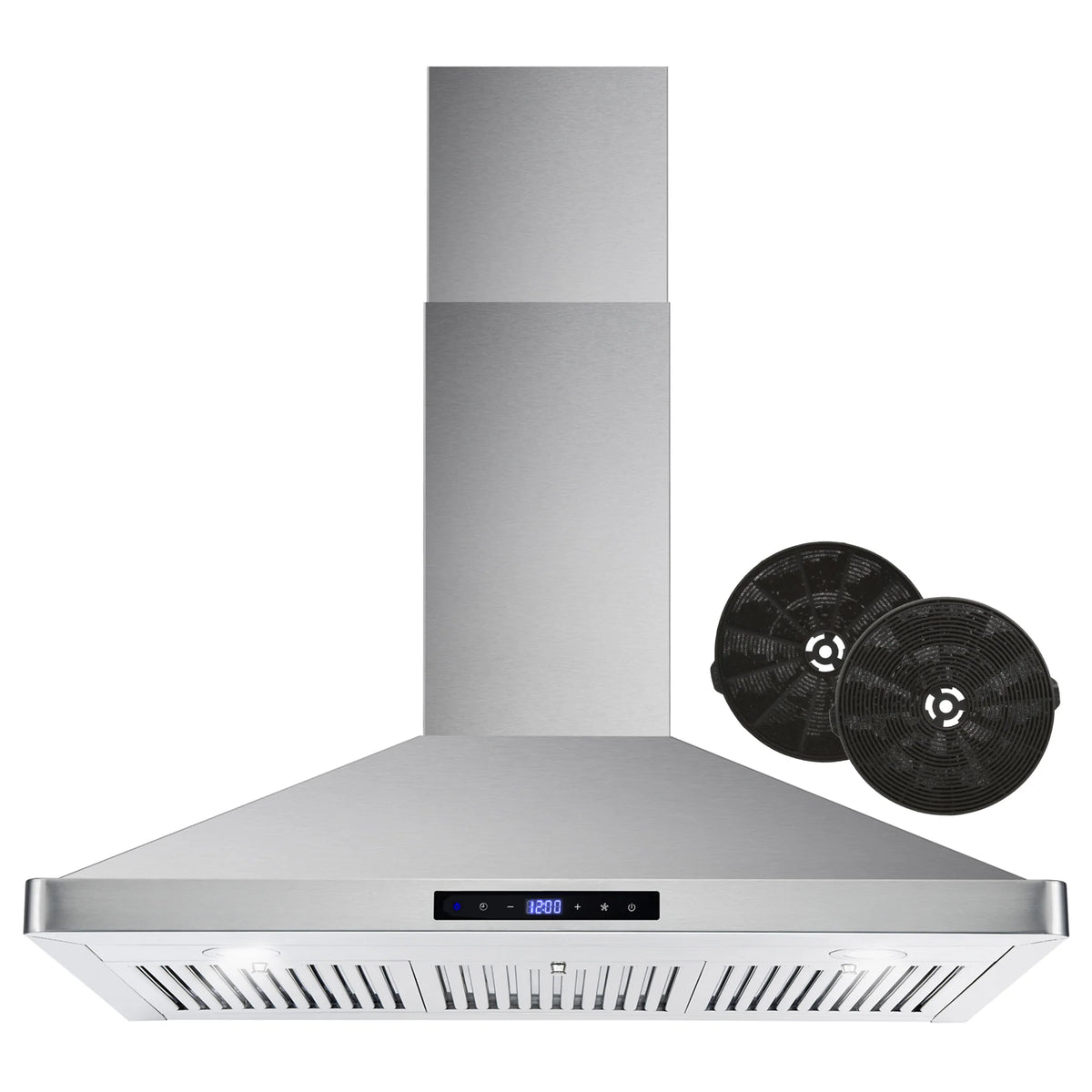 380 CFM Convertible Wall Mount Range Hood with Carbon Filter Kit H557382
