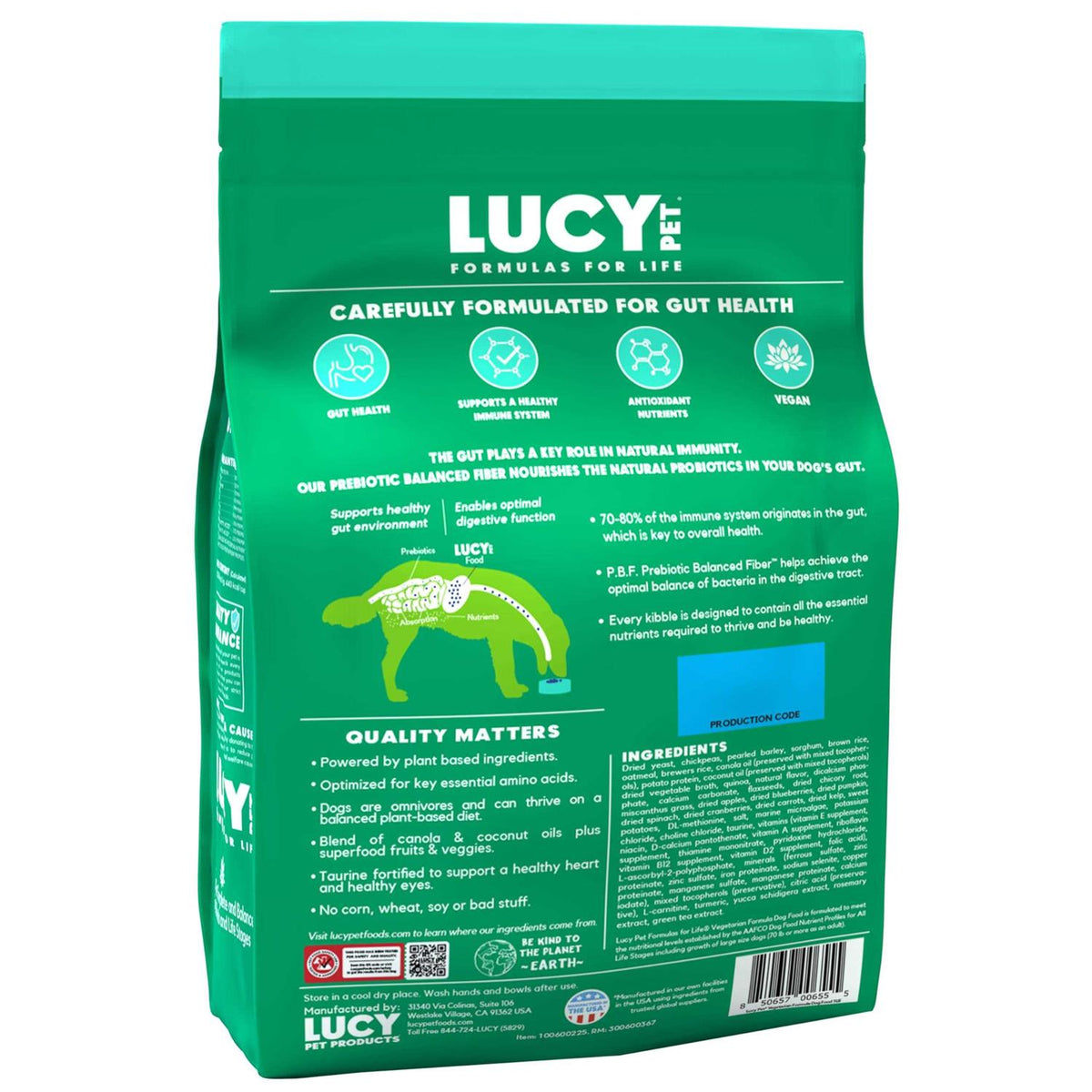 Vegetarian Formula Dry Dog Food P634
