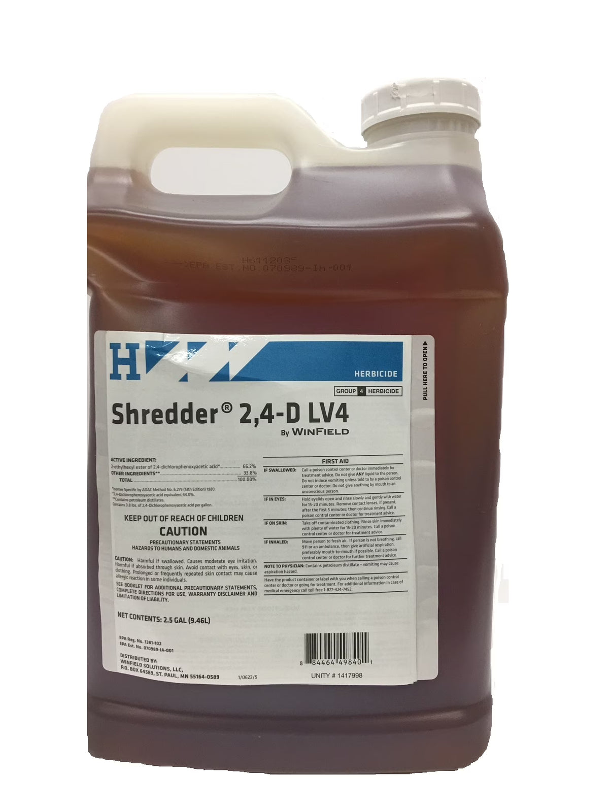 2.5 Gallon Shredder W2472