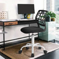 Black PP Mesh Office Task Chair with Lumbar Support Q7258