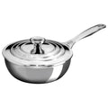 2 Quart Stainless Steel Saucier Pan with Lid C73018