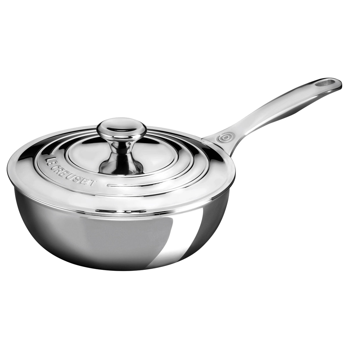 2 Quart Stainless Steel Saucier Pan with Lid C73018