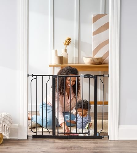 38.5-Inch Wide Walk Thru Baby Gate with Extension Kit C425140