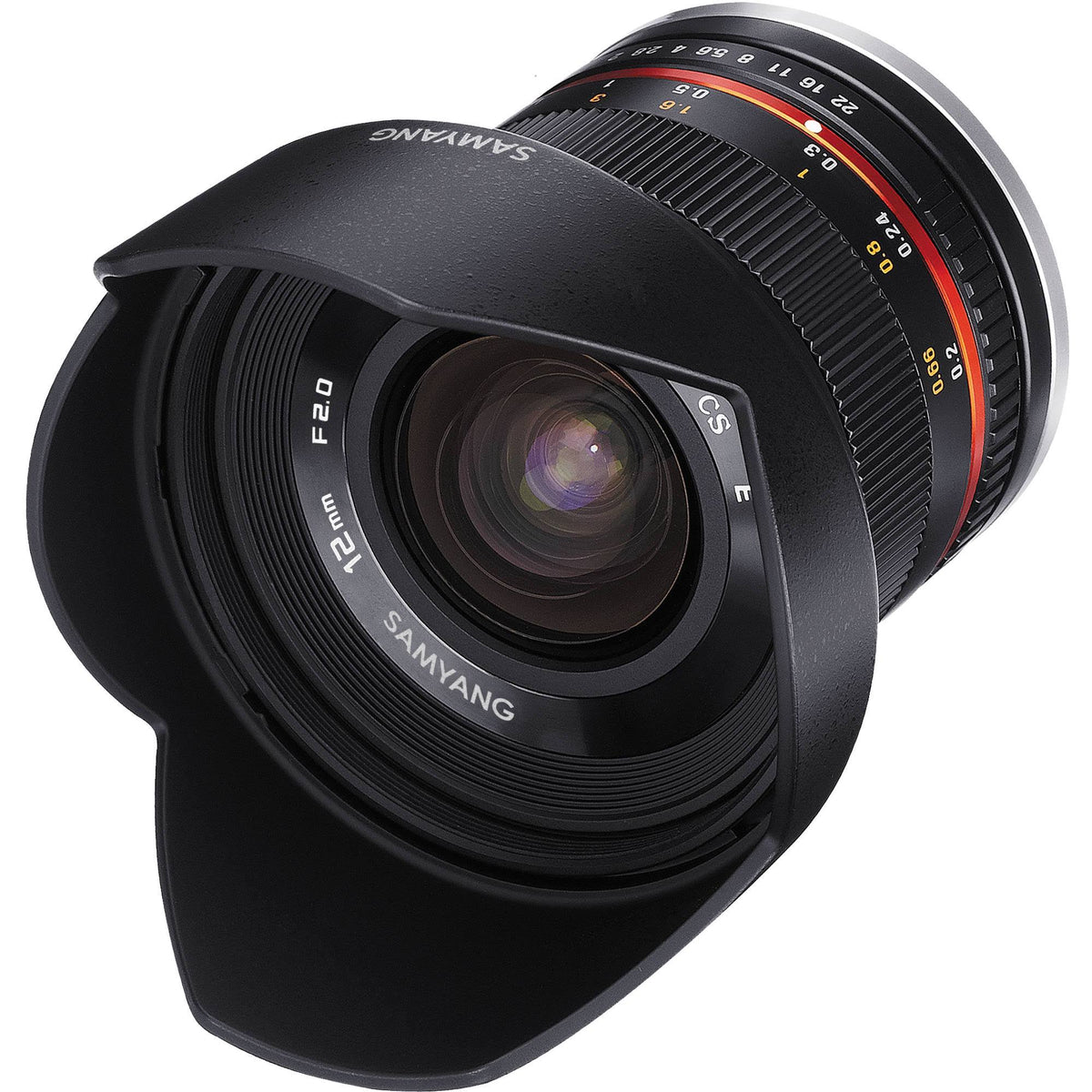 Black Ultra Wide Angle Lens for Micro 4/3 Cameras W562