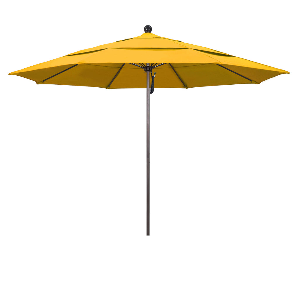 Yellow 11ft Bronze Market Umbrella V66743
