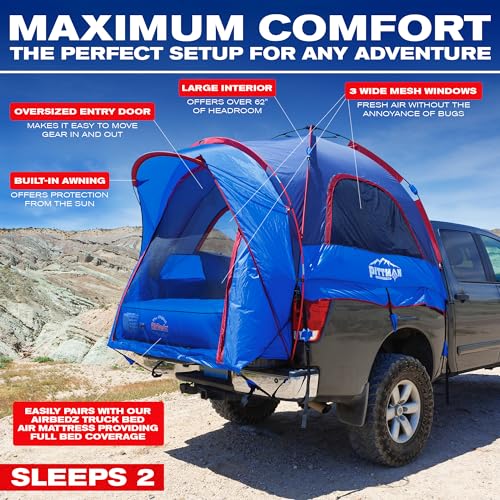 Truck Bed Tent with EZ up Mechanism J136134