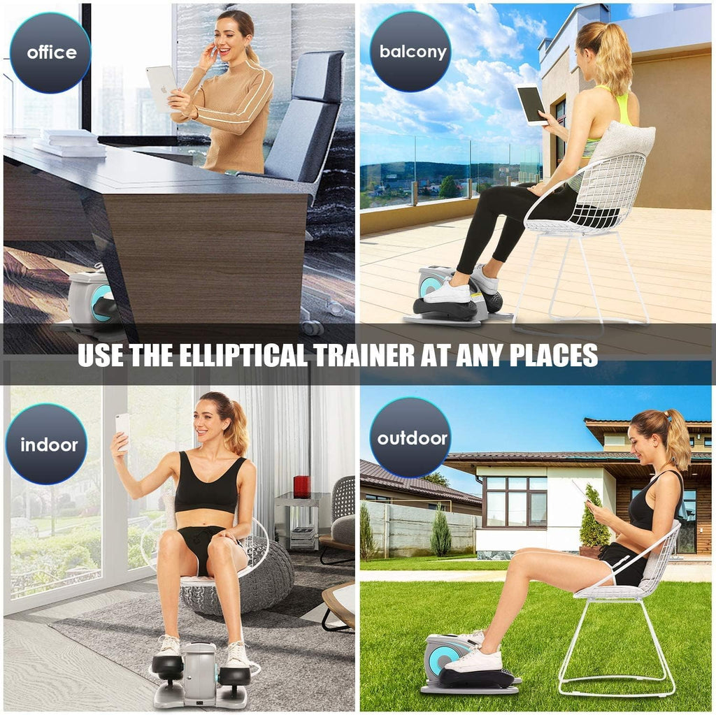 Under Desk Elliptical Machine with Remote Control G879