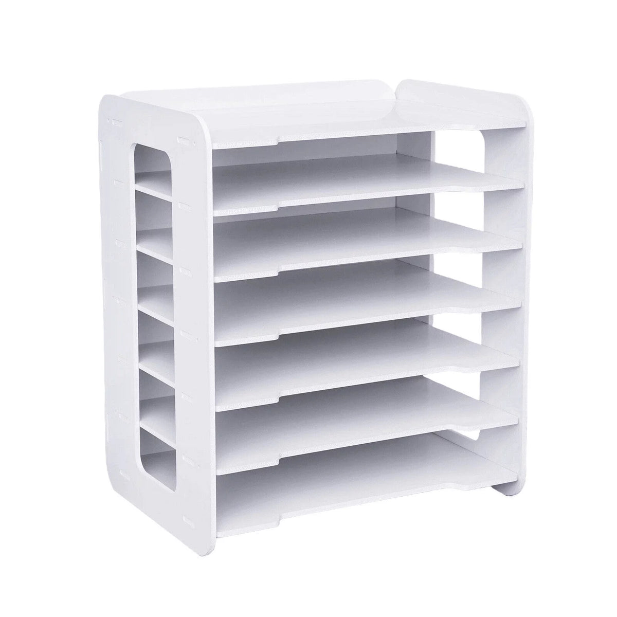 7 Tier Desktop Organizer File Shelf Document Storage Rack G524