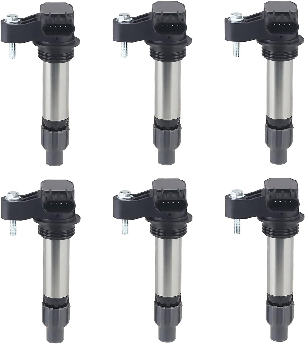 Ignition Coil Pack of 6 for V6 3.0L 3.2L 3.6L J853