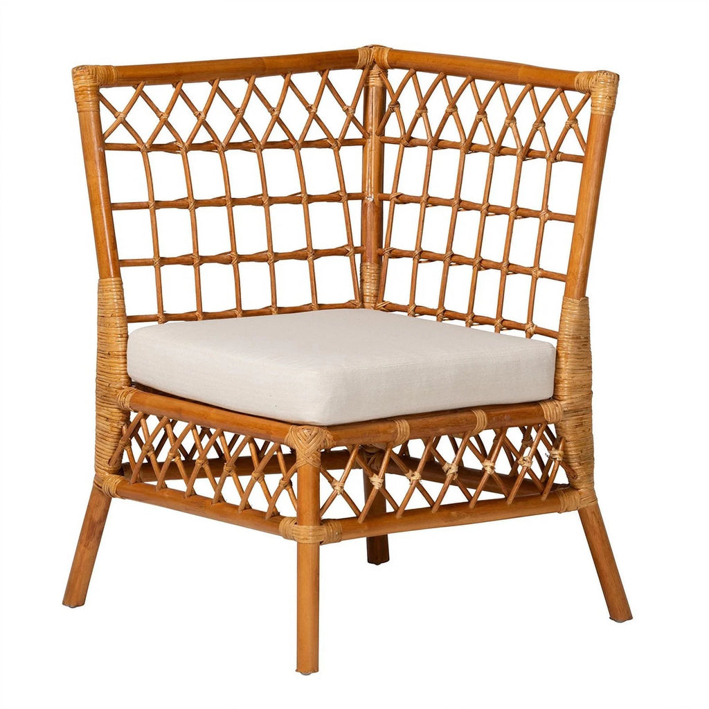 Honey Rattan 4-Piece Dining Nook Set T663050