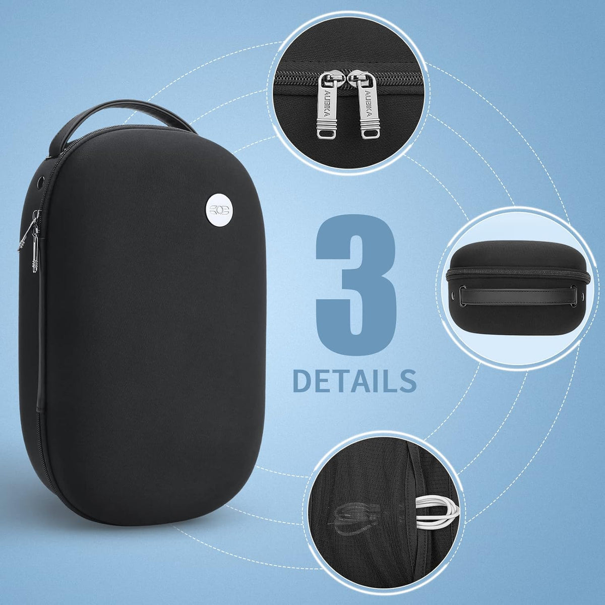 Elite Strap with Battery and Carrying Case for Oculus Quest 2 - Black M120641