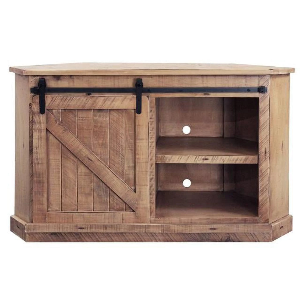 Rustic Corner TV Cart I13334