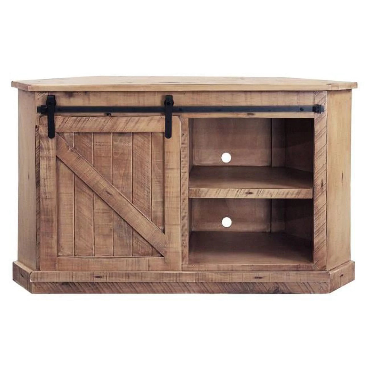 Rustic Corner TV Cart I13334