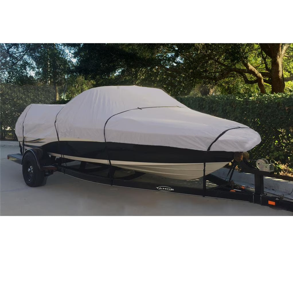 Boat Cover for Crestliner Muskie Pro 14W O/B 1984-1985 W667856