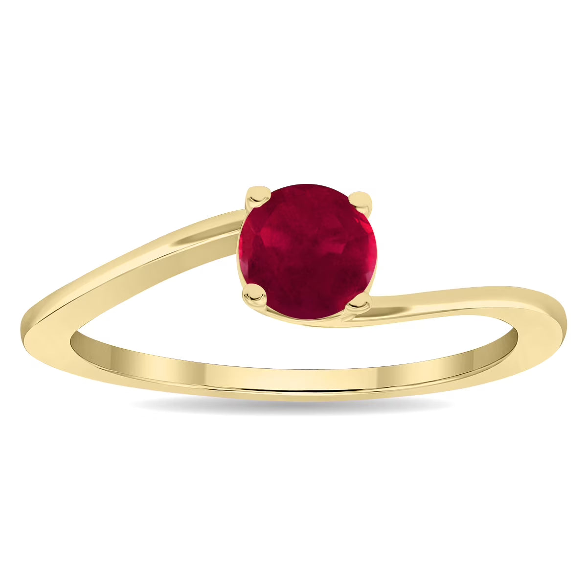 10K Yellow Gold Ruby Ring C299441
